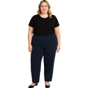Vince Camuto XXL Dark Navy Pullon Printed Lounge Pants